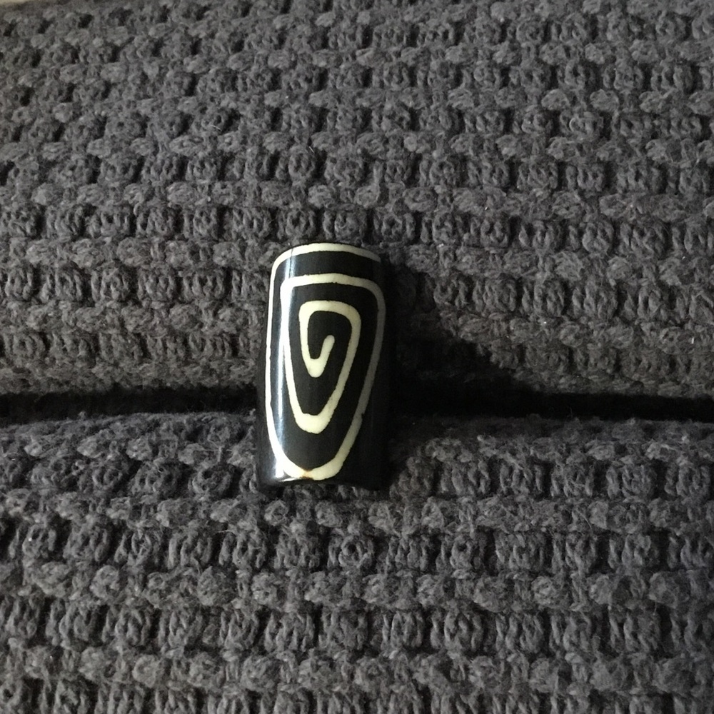 Black and Silver Men's Ring